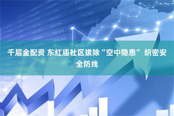 千层金配资 东红庙社区拔除“空中隐患” 织密安全防线