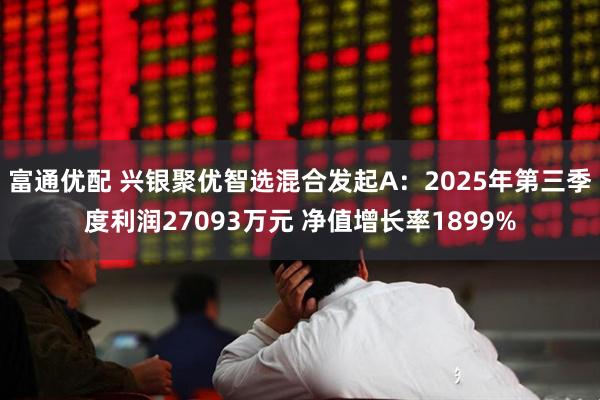 富通优配 兴银聚优智选混合发起A：2025年第三季度利润27093万元 净值增长率1899%